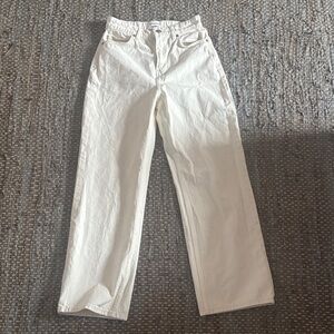 REFORMATION white Jeans - women’s size 25 x 27 inseam